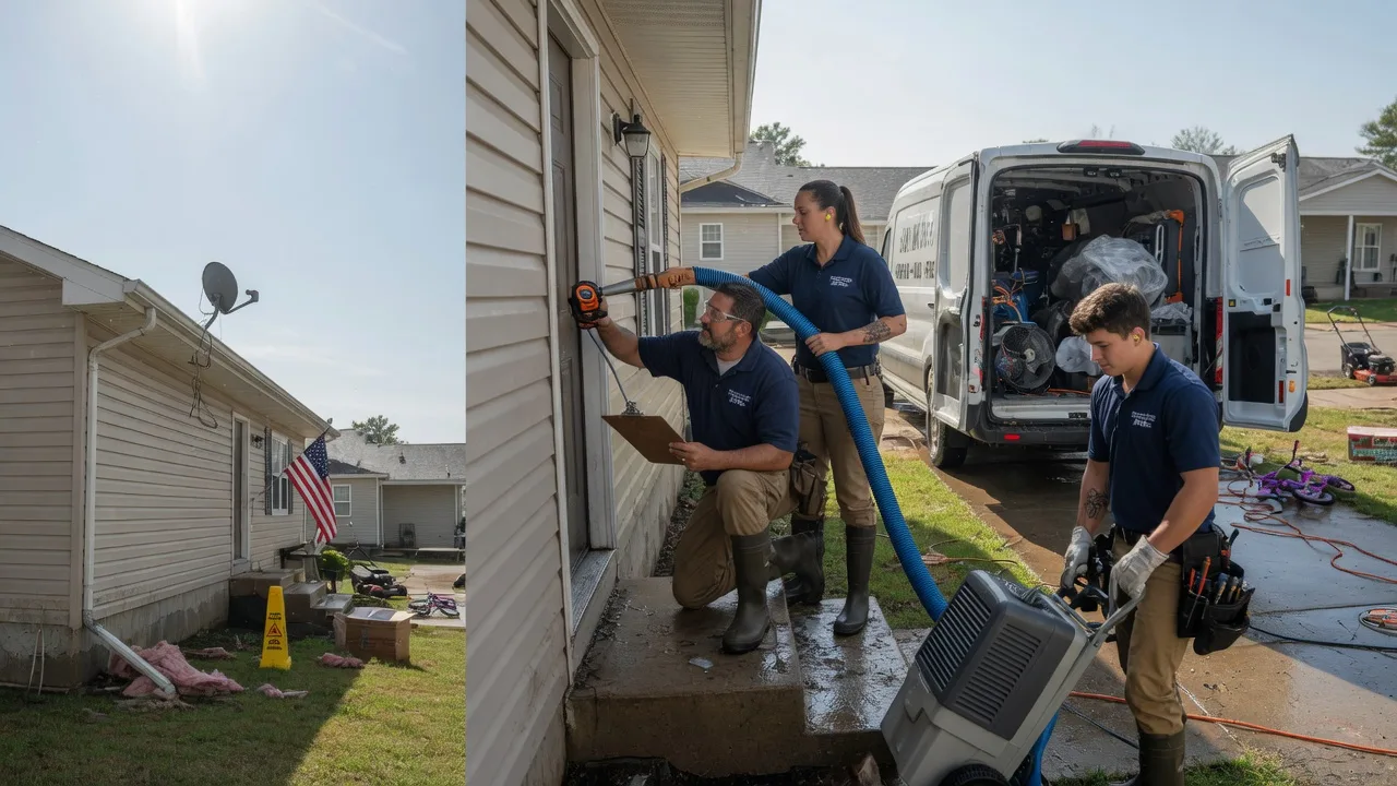 Ceiling Water Damage Restoration in Lake Crystal, MN near me